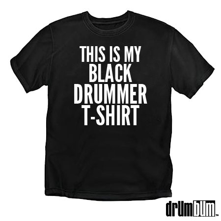 black-drummer-tshirt